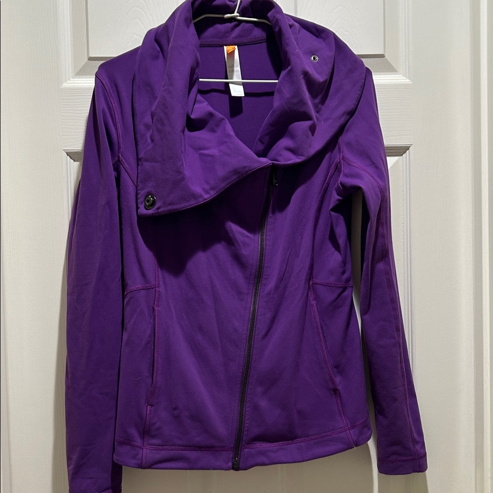 Lucy Purple Zip-Up Jacket